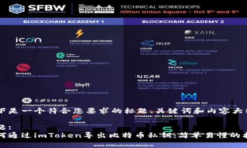 以下是一个符合您要求的标题、关键词和内容大纲:

标题: 
如何通过imToken导出比特币私钥：简单易懂的指南